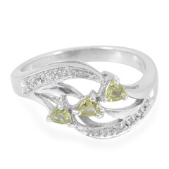 Anillo en plata con Apatita Xia