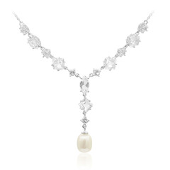 Collar en plata con Perla Freshwater