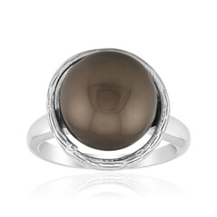 Anillo en plata con Perla cultivada de Tahití (TPC)