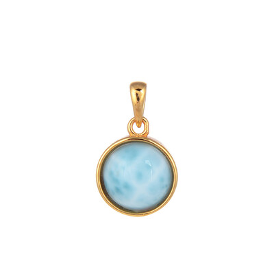 Colgante en plata con Larimar
