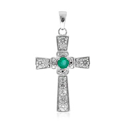 Colgante en plata con Esmeralda