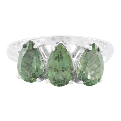 Anillo en plata con Apatita de Rusia