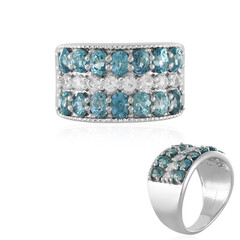 Anillo en plata con Zircón de Ratanak Kirí