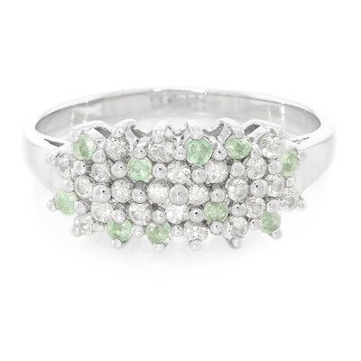 Anillo en plata con Turmalina Paraíba