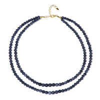 Collar en plata con Zafiro azul