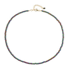 Collar en plata con Hematita mística