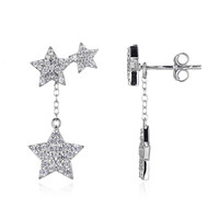 Pendientes en plata con Zircón