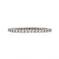 Anillo en platino con Diamante limpio a lupa F (LUCENT DIAMONDS)