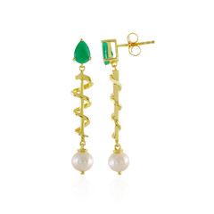 Pendientes en plata con Esmeralda de Socoto