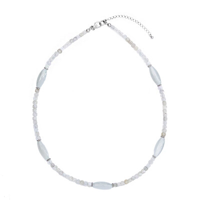 Collar en plata con Piedra de Luna