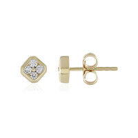 Pendientes en oro con Diamante I2 (I)