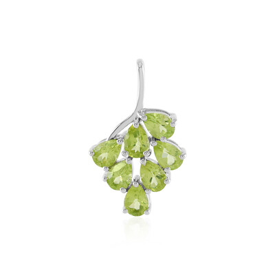 Colgante en plata con Peridoto