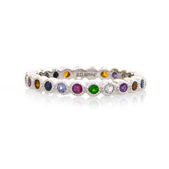 Anillo en plata con Tanzanita