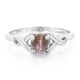 Anillo en plata con Escapolita ojo de gato