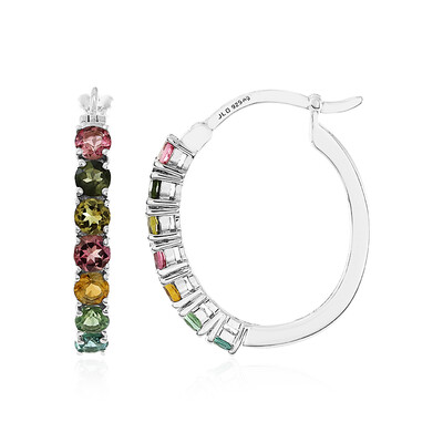 Pendientes en plata con Turmalina
