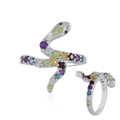 Anillo en plata con Peridoto