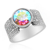 Anillo en plata con Cuarzo Rayo de luna