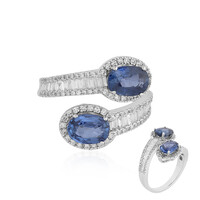 Anillo en oro con Zafiro de Ceilán