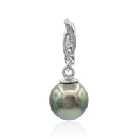 Colgante en plata con Perla cultivada de Tahití (TPC)