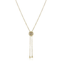 Collar en oro con Diamante champán I2