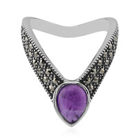 Anillo en plata con Amatista (Annette classic)