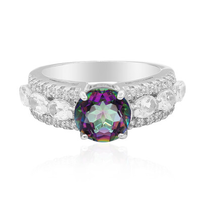 Anillo en plata con Cuarzo místico