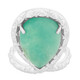 Anillo en plata con Amazonita