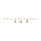 Brazalete con Perla blanca Freshwater