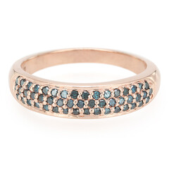 Anillo en plata con Diamante fantasía