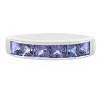 Anillo en plata con Tanzanita
