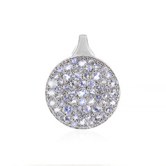 Colgante en plata con Piedra de Luna arcoíris (KM by Juwelo)