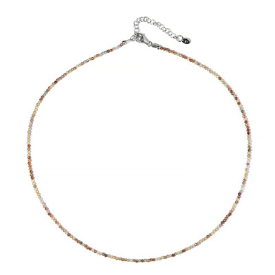 Collar en plata con Zircón amarillo canario