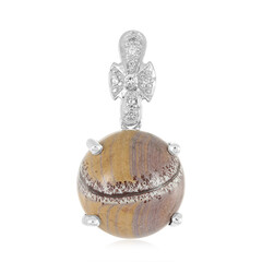 Colgante en plata con Jaspe Sonoran dendritas