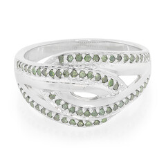 Anillo en plata con Diamante fantasía