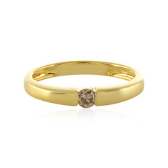 Anillo en plata con Diamante champán I4