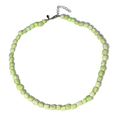Collar en plata con Crisopacio limón