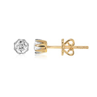 Pendientes en oro con Diamante IF (D)