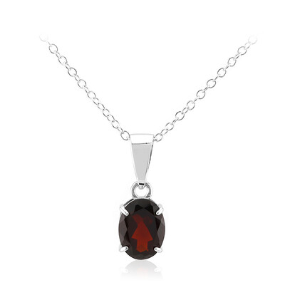 Collar en plata con Granate