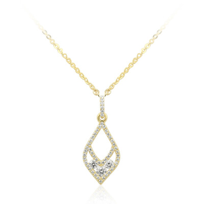 Collar en oro con Diamante limpio a lupa F (LUCENT DIAMONDS)