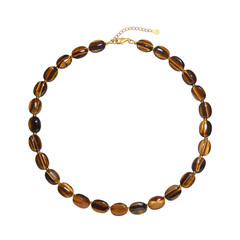 Collar en plata con Ojo de tigre