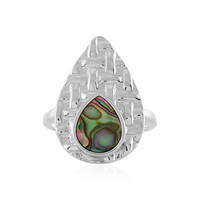 Anillo en plata con Concha de Abalone
