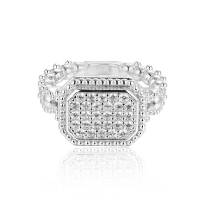 Anillo en plata con Zircón (Dallas Prince Designs)