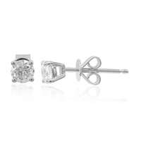 Pendientes en oro con Diamante I1 (H)  (CIRARI)