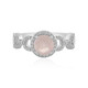Anillo en plata con Cuarzo rosa