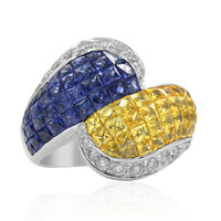 Anillo en oro con Zafiro azul (Estée Collection)