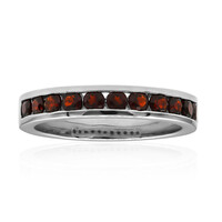 Anillo en plata con Granate