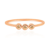 Anillo en oro con Diamante rosa de Francia de Argyle SI1