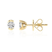 Pendientes en oro con Diamante VS1 (F) (adamantes [!])