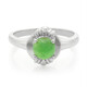 Anillo de hombre en plata con Crisoprasa imperial