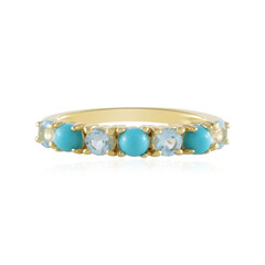 Anillo en plata con Turquesa bella durmiente